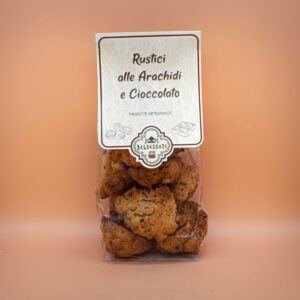 biscotti integrali rustici arachidi e cioccolato