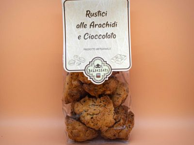 biscotti integrali rustici arachidi e cioccolato