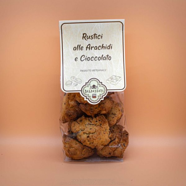 biscotti integrali rustici arachidi e cioccolato